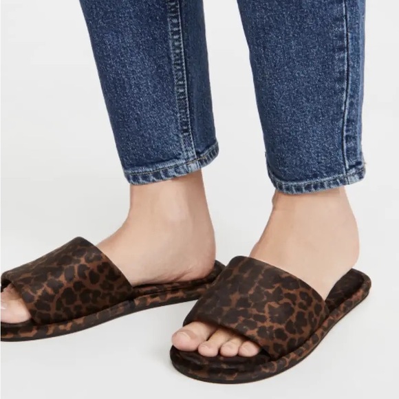 Veronica Beard Gillian Slide Sandal Leopard Print - Picture 2 of 6